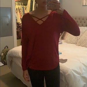 Red blouse for sale!